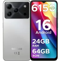 Doogee Note 56 Smartphone Handy, Android 16, 6,56" 90Hz HD+, 6150mAh Akku, 24GB RAM+64GB ROM, 4G Dual-SIM, 8MP, Gesichtserkennung, OTG, ohne Vertrag