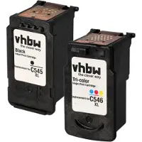 VHBW 2x Tintenpatronen kompatibel mit Canon Pixma TS3350, TS3152, TS3151, TS3150, TS3355, TS3450, TS3352, TS3351, TS3451 Drucker (Wiederaufgefüllt)