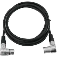 Omnitronic 30220632, XLR (3-pin), Männlich, XLR (3-pin), Weiblich, 3 m, Schwarz