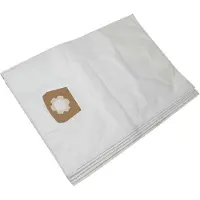 VHBW 5x Staubbeutel kompatibel mit Kärcher NT 25/1 Ap, MV 6 P Premium Renovation Kit Staubsauger - 30l Füllvolumen 43,5cm x 32cm Weiß