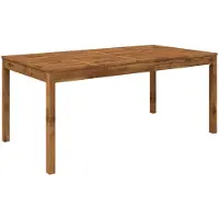 Syfax Gartentisch Natur 180 x 88,5 x 75 cm Massivholz Akazie