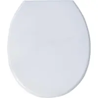 MSV WC-Sitz Absenkautomatik Weiß 46x37 cm Toilettensitz Badezimmer