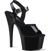 Pleaser ADORE-708N Damen Sandale von , Schwarz , EU 37, US 7