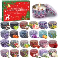 Merkloos Solidchoice – Adventskalender 2026 mit 24 Duftkerzen für Erwachsene