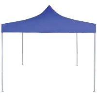 Merkloos Solidchoice – Klappbares Pavillon, 2x2 Meter, Stahl, Blau