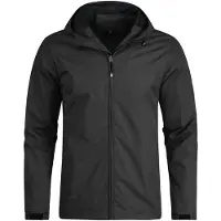 Merkloos Solidchoice – Wasserdichte Herrenregenjacke mit verstellbarer Kapuze