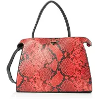 Merkloos Solidchoice – Damen-Shopper-Handtasche im Schlangenmuster