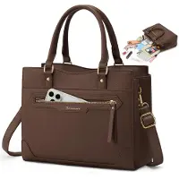 Merkloos Solidchoice – Wasserdichte Handtasche aus Kunstleder für Damen mit Schulterriemen