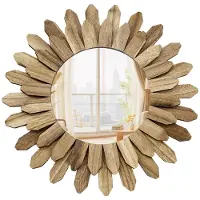Merkloos Solidchoice – Bohème-Wandspiegel mit Sonnenmotiv, 30 cm