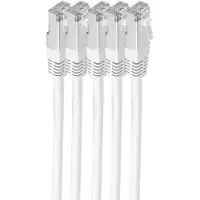 Shiverpeaks BS75711-H0.25W-SET5, 0,25 m, Cat6, S/FTP (S-STP), RJ-45, RJ-45, Weiß