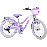 Volare Lovely Kinderfahrrad - Mädchen - 20 Zoll - Lila - 7 Gänge