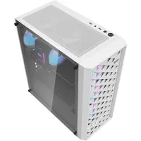 Darkflash DK351 WHITE, Midi Tower, PC, Weiß, ATX, ITX, micro ATX, Metall, Gehärtetes Glas, Gaming
