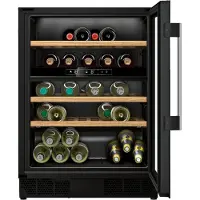 NEFF KU9213HG0, Weinkühler mit Kompressor, Integriert, 44 Flasche(n), 60 W, G, Schwarz