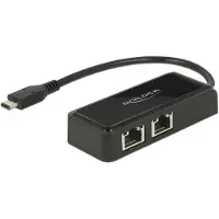 DeLOCK 63927, IEEE 802.3az, IEEE 802.3x, Schwarz, 5 Gbit/s, Aktivität, Leistung, 0,27 m, Realtek RTL8153