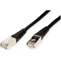 Roline Patchkabel Cat.6 (Class E) S/FTP (PiMF), schwarz, 7 m