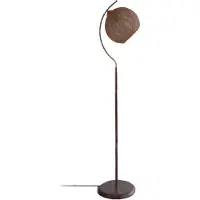 KAWOLA Stehlampe VESUVIA Jute vintage bronze