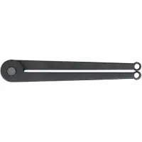 Ks Tools Zweilochmutterndreher, verstellbar, 115 mm - 150.3209