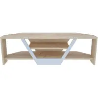 Skye Decor , Sares - Oak, White, TV-Schränke, Weiß, 120 x 36,8 x 35 cm