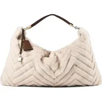 Liu Jo für Damen. AF6194-E1161 Hobo Bag Tasche beige (OSFA), Lässig, Polyester