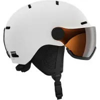 Salomon Kinder Helme Ki HELMET ORKA VISOR White/Uni FLS Silve