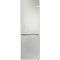 Bosch Kühl-/Gefrierkombination "KGN36NLEA", Energieeffizienz: E, silber (edelstahl, optik), Rechtsanschlag, Kühlschränke, Kühl-/Gefrierkombination