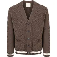 Gant Cardigan Zopfmuster Brown