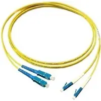 Varia LWL Patchkabel Duplex OS2, LC/SC, LSZH, Singlemode, 10 m