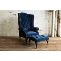 AEA Lounge Luxus Fernseh Club Polster Sitzer Sessel Design Couch Sofa Relax Samt