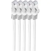 Shiverpeaks BS75511-0.25W-SET5, 0,25 m, Cat7, S/FTP (S-STP), RJ-45, RJ-45, Weiß