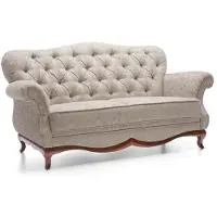AEA Zweisitzer Chesterfield Couch Sofa Möbel Wohnzimmer Textil Sitzpolster