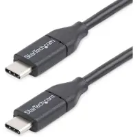 StarTech.com .com 50cm USB-C-Ladekabel, Laden und Synchronisieren, 60W (3A) Power Delivery, USB 2.0 Laptop-Ladekabel - USB C Ladekabel, 0,5 m, USB C, USB C, USB 2.0, Stecker/Stecker, Schwarz