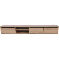 Skye Decor , Rust, Fernsehtisch, Eiche, 100 % MELAMINBESCHICHTETE SPANPLATTEN, 180 x 25 x 30 cm