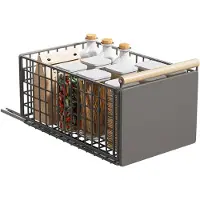 Merkloos Solidchoice – Ausziehbarer Küchenorganizer mit verstellbarem Fach