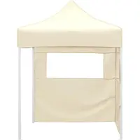 Merkloos Solidchoice – Faltbarer Partyzelt, 2 x 2 Meter, mit 2 Seitenteilen
