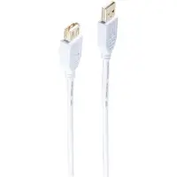 Shiverpeaks BS77120-W, 1 m, USB A, USB A, USB 2.0, Weiß