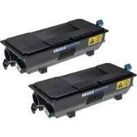 VHBW 2x Toner Ersatz für Kyocera TK-3160 für Drucker - Kompatible Tonerkartuschen + Resttonerbehälter, Schwarz