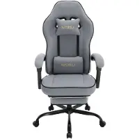 StarTech.com Ergonomischer Bürostuhl - Gamingstuhl - Höhenverstellbar - Drehbar - Gepolstert - Mit Armlehnen - Mit Rollen - Grauer Mesh-Stoff