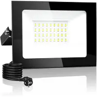 StarTech.com LED-Flutlicht - 30-W-LED-Strahler für den Außenbereich - 3000 K Warmweiß - IP66 Wasserdicht - 220–240 V - 5 Stück
