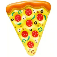 StarTech.com Aufblasbare Pizzaschnitte-Poolmatte - Pizza Slice Pool - Extra Groß - PVC - Getränkehalter - Poolspielzeug - Ab 14 Jahren