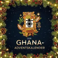 Sonstige Verlage Adventskalender: Humorvolle Geschichten, Rezepte, Gesetze & Lifehacks, u.a. zu Jollof-Etikette & Adinkra-Symbolen, liebevoll illustriert