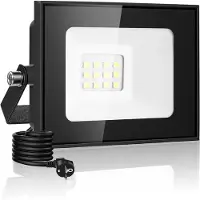 StarTech.com LED-Flutlicht - Außenstrahler - 10 W - 2er-Pack - Warmweiß 3000 K - IP66 - 220–240 V