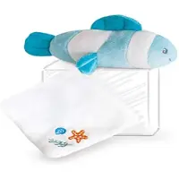 Doudou et Compagnie - Plüschtier Fisch niedlich mit Kuscheltier – 16 cm – Mandel