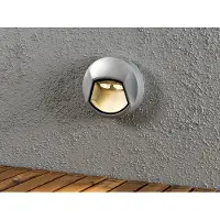 Konstsmide Chieri I grau lackiertes Aluminium, klares Acrylglas 7913-310