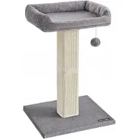 Feandrea Stabiler Kratzbaum Liege Kratzstab 71 cm Grau