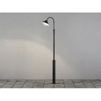 Konstsmide Mastleuchte Vega, schwarz, einflammig, 240 cm