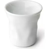Mondex Keramikbecher weiß verbeult 6,2 x 6,2 x 6,3 75ml 10 Stk.