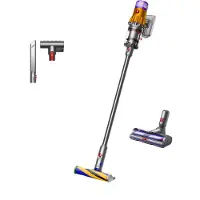 Dyson V12 Detect Slim Absolute, Stabstaubsauger, Beutellos, Schwarz, Violett, Bronze, Gelb, 0,35 l, Trocken, Zyklonal