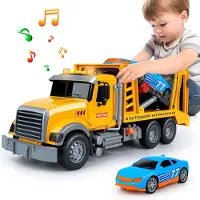 Inny producent Multifunktionaler Abschleppwagen mit Licht & Sound – Spielzeugauto mit Anhänger für Kinder ab 3 Jahren