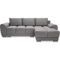 AEA Bequeme Schlafsofa Couch mit Bettfunktion Sofa Polster Eckgarnitur Ecksofa