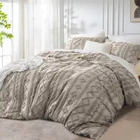 Sonstiges Bettwäsche Set 200x200 cm Khaki Boho Geometrisch Wendebettwäsche Microfaser 2 Kissenbezüge 80x80 cm
